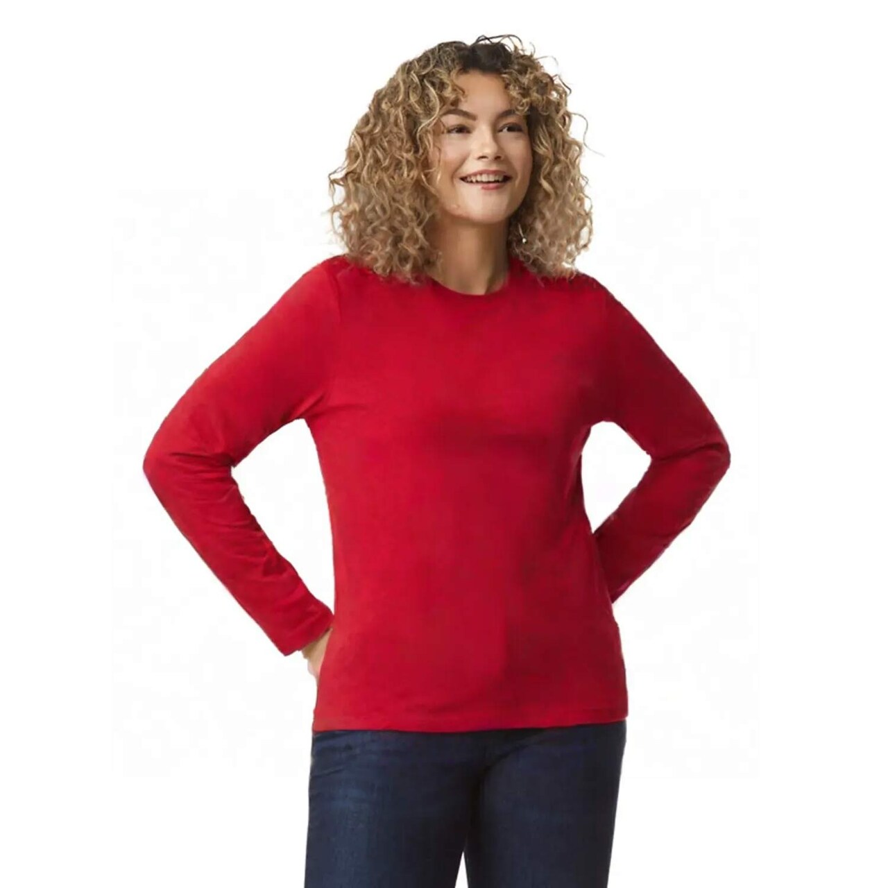 Gildan Softstyle Long Sleeve Crewneck T-Shirt for Everyday Wear, Layering & Custom Printing
